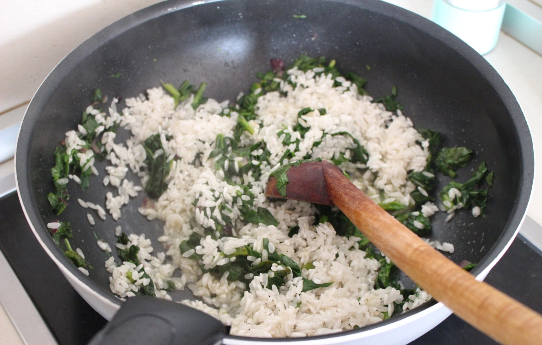 Постен спанак с ориз