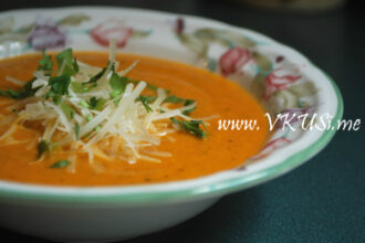 Зеленчукова крем супа