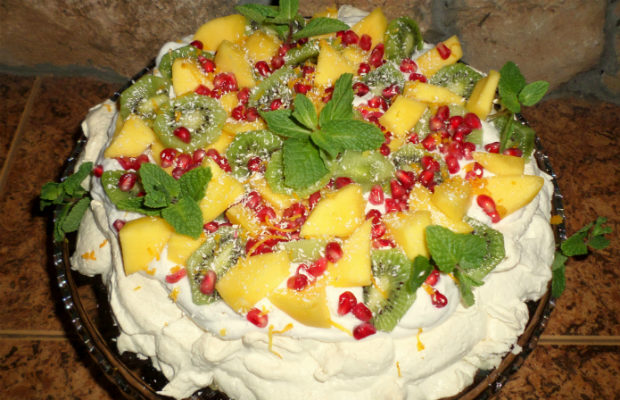 Тропическа торта "Павлова"