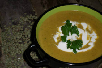 Крем супа от зелена леща