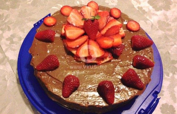 Шоко-ягодова торта
