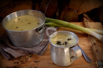 Крем супа от праз лук и картофи
