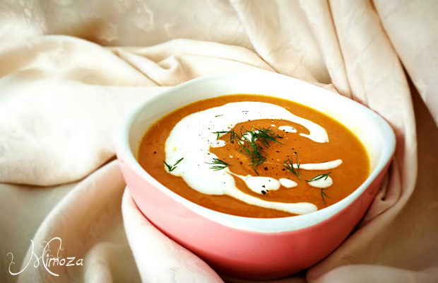 Морковена крем супа с джинджифил и кокосово масло