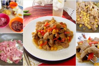 Свински дроб с нахут, чушки и джинджифил (Dinaldalem)